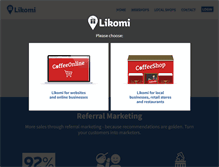 Tablet Screenshot of likomi.com
